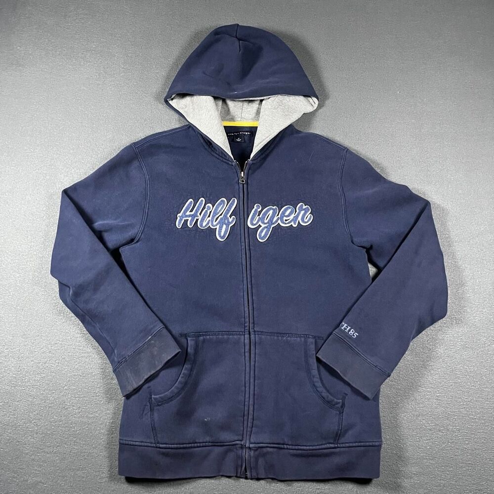 Tommy-hilfiger Women's Navy and Blue Hoodie